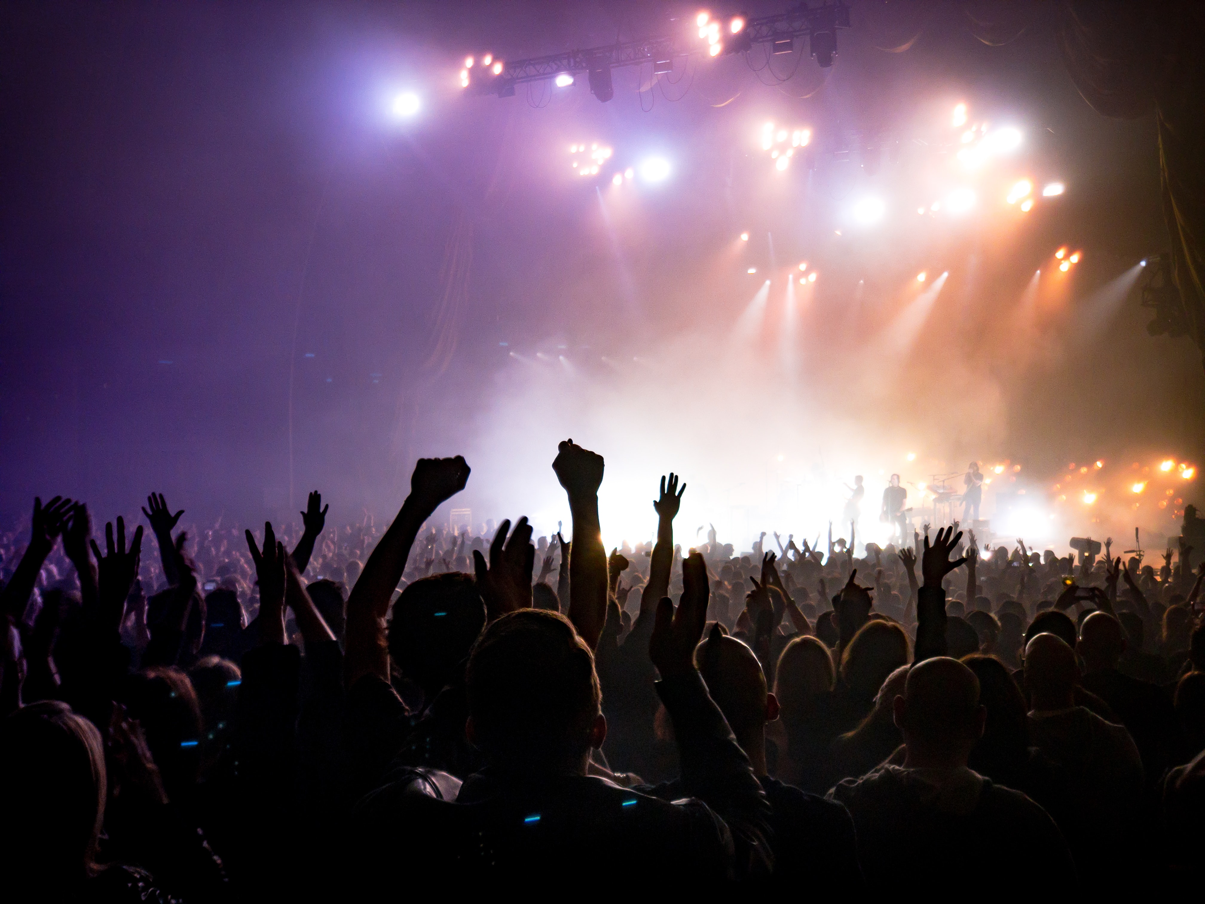 Bilde av rockekonsert